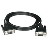 Cables To Go - 52039 - 10ft DB9 F/F Null Modem Cable Black