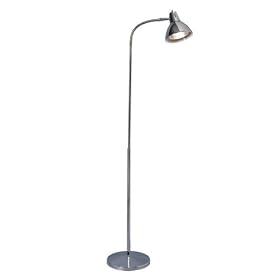 Brewer Chrome Goose Neck Medical Floor Lamp
