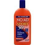 No - Ad Sunblock Lotion, Active, Sport, SPF 50, Super Size, 16 oz. - B002JFUF7W