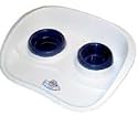 No-Mess Food/Water Bowls & Tray Medium