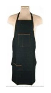 Denim Shop Apron -24 Two Pockets-Black