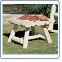 Rustic Cedar Square Table 24 inch 90