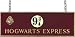 Harry Potter Hogwarts Express Wooden Sign