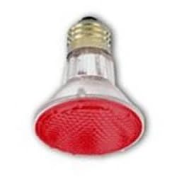 50 Watt Red Halogen Flood Light Bulb PAR20 Shape (2.5 Diameter) Indoor, Outdoor Use by Bulbrite
