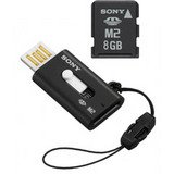 8GB Memory Stick Micro M2 with USB Adaptor