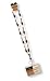 Bongo Beads 32" Wood Bead Lanyard w/ Id Holder