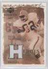 2001 Upper Deck Rookie F/X Heroes of Football Jerseys #HFON - Ozzie Newsome