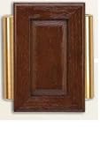 Heath Zenith 48 Classic Side Tube, Wired Door Chime, Solid Red Oak Cover, Brown Cherry Finish