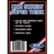 BCW 1 Screw Super Thick Card Holder - 120 Pt. (Box of 40) Jersey or Memorabilia Card Screwdown - Baseball, Football, Basketball, Hockey, Golf, Single Sports Cards Top Load - Sportcards Card Collecting Supplies