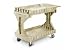 Akro-Mils Two-In-One Plastic Stock & Utility Procart 45 L X 24 W Beige