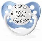 Expressions Pacifiers-Bad to the Bone in Blue and... by Expressions Pacifiers