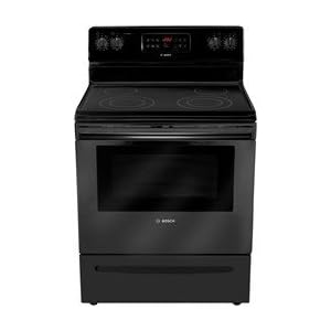 Bosch : HES3063U 30in Evolution 300 Series Electric Range - Black by Bosch