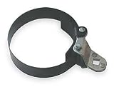 Westward 1EKH8 Oil Filter Wrench, 4 1/8 to 4 21/32 In