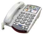 Clarity 54400-000 P400 Amplified Telephone Corded, Picture Perfect Dialin