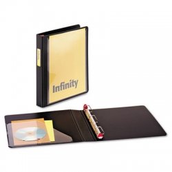 Infinity Clearvue Locking Slant-D Ring Binder 1In(Pack Of 2)