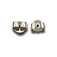 EAR-NUT BACK STOPPER 14k SMALL SOLID WHITE GOLD 0.85mm