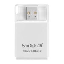Sandisk MicroMate SD/ SDHC Memory Card Reader (White, BULK Package)