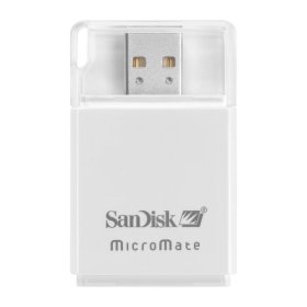 Sandisk MicroMate SD / SDHC Memory Card Reader (Static Pack, New, SDDR-113)