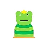 Natural Wooden Piggy Bank - Frog - By Rich Frog