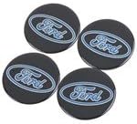 Aluminum Tyre Wheel Centre Hub Cap Logo Emblem Badge Stickers Set for Ford
