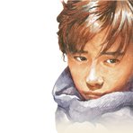 イ･ビョンホン　イラストひざ掛けブランケット