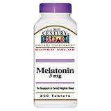 21st Century Melatonin 3 Mg Tablets, 200-Count