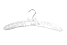 10 Luxury White Padded Lingerie Hangers
