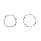 10mm Endless Hoop Earrings