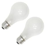 Bulbrite 50A19F/12 50-Watt A19 Bulbs 2-Pack
