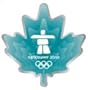 Vancouver 2010 Olympics Blue Maple Leaf Official Vancouver 2010 Pin