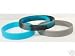 CAROLINA PANTHERS 3 PACK WRISTBAND SET