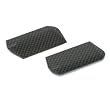 3D Flybar Paddle Set w/Weights, Carbon Fiber: B400