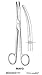 Diss. Scissors, Mayo Beveled Curved - Beveled Blades, Supercut, curved, Bl/Bl, 6 3/4", 17 cm - 1 Each - Model MDS0716117