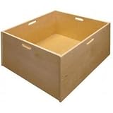 Block Tub On Heavy Duty Casters-Hardwood-For Kids by Stacks and Stacks