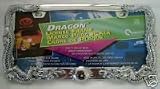 Chrome Dragon Car Truck SUV License Plate Frame