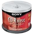 Sony 50Crm80Ls2//T 80-Minute Audio Cd-R 50-Ct