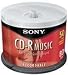 Sony 50Crm80Ls2//T 80-Minute Audio Cd-R 50-Ct