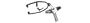 Ahead Klip-it Drum Key Black/Chrome