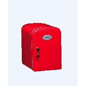 Mini Fridge Cooler In Red