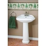 Cheviot Sheffield Pedestal lavatory 22 x 17 White 4 912W