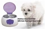 UZO1 TOUCHLESS SENSOR OPERATED DOGGY DISH WITH AUTOMATIC OPENING LID