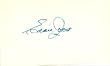 Eddie Joost Autographed / Signed 3x5 Card