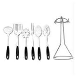3C Chefmaster 6pc Stainless Steel Kitchen Utensil Set by 