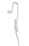 Replacement Clear Acoustic Tubes with Ear Tip. by Code Red Headsets