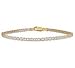 9 Pave Link Ankle Bracelet