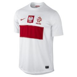 Nike Polen Heim-Trikot Herren EM2012 Farbe: weiß/rot, Größe: L