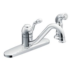 Moen Lindley CA87009 One-Handle Low Arc Kitchen Faucet - Chrome