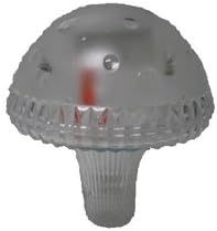 2-Pack Assorted Cute Color Mushroom Solar Garden Lights LED White
