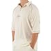 Slazenger three quarrter Sleeve Cricket Shirt Cream Large