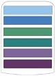 ColorBox Cat's Eye Queue Chalk Ink Pads, 6/Pkg: Misty Meadow ColorBox Cat's Eye Queue Chalk Ink Pads, 6/Pkg: Misty Meadow